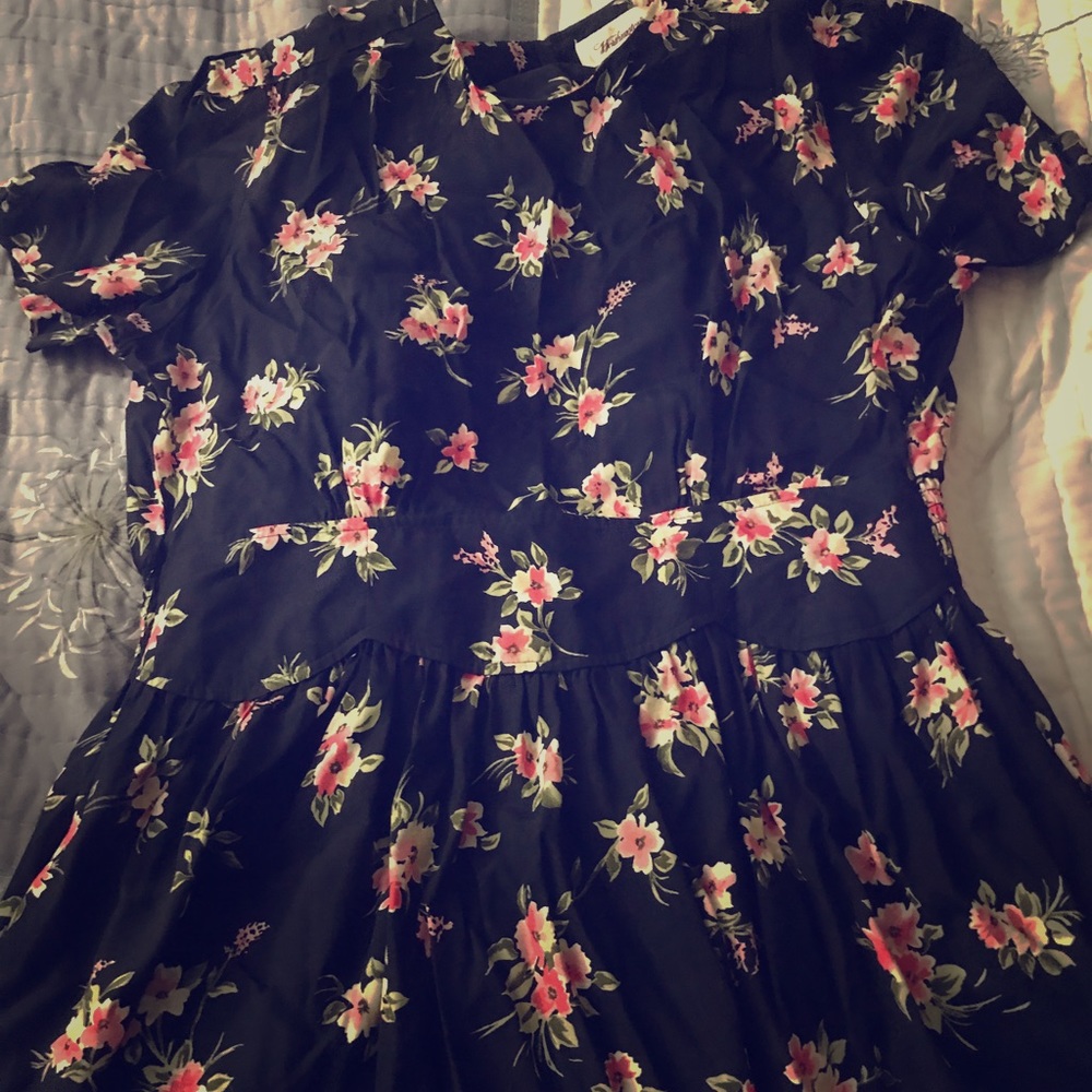 Vintage long floral dress